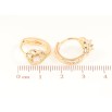 Серьги Xuping M&L Цвет 18K колечки Цветочки с кристаллами фото №2 Серьги Xuping M&L Цвет 18K колечки Цветочки с кристаллами фото №2
