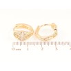 Сережки Xuping M&L Колір 18K колечка «Візерунок з кристалами» фото №2