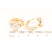 Серьги Xuping M&L Цвет 18K колечки Цветочки с кристаллами фото №2 Серьги Xuping M&L Цвет 18K колечки Цветочки с кристаллами фото №2