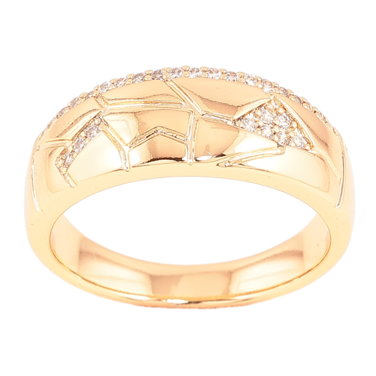 Каблучка Xuping Позолота 18K «Візерунок з кристалами» фото №20 Каблучка Xuping Позолота 18K «Візерунок з кристалами» фото №20