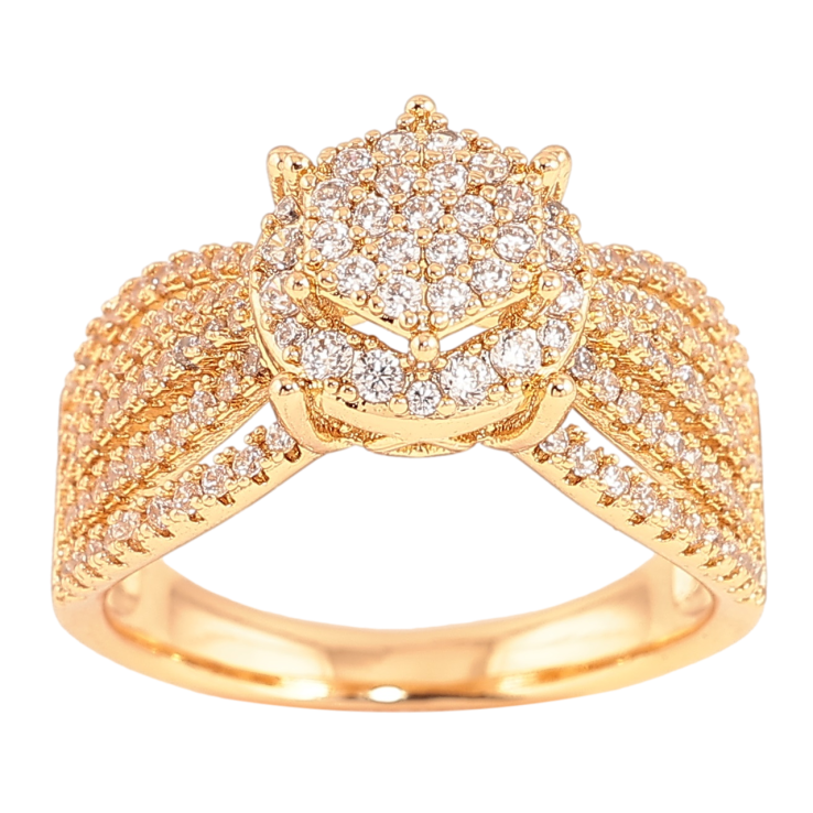 Каблучка Xuping Позолота 18K «Інкрустація кристалами» фото №25 Каблучка Xuping Позолота 18K «Інкрустація кристалами» фото №25