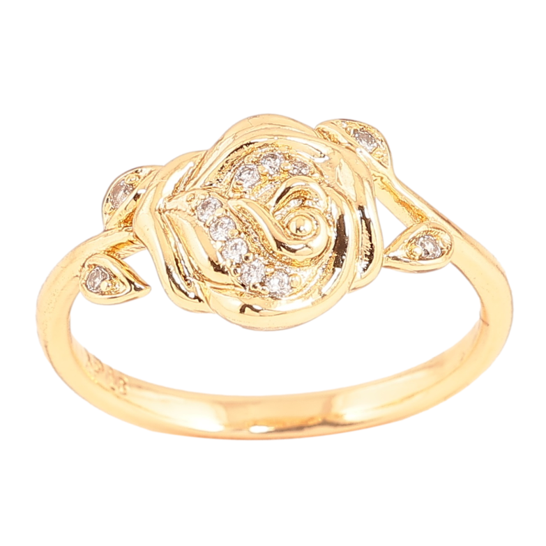 Каблучка Xuping Позолота 18K «Квітка» фото №1 Каблучка Xuping Позолота 18K «Квітка» фото №1