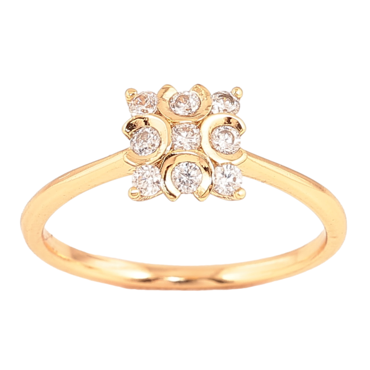 Каблучка Xuping Позолота 18K «Інкрустація кристалами» фото №13 Каблучка Xuping Позолота 18K «Інкрустація кристалами» фото №13