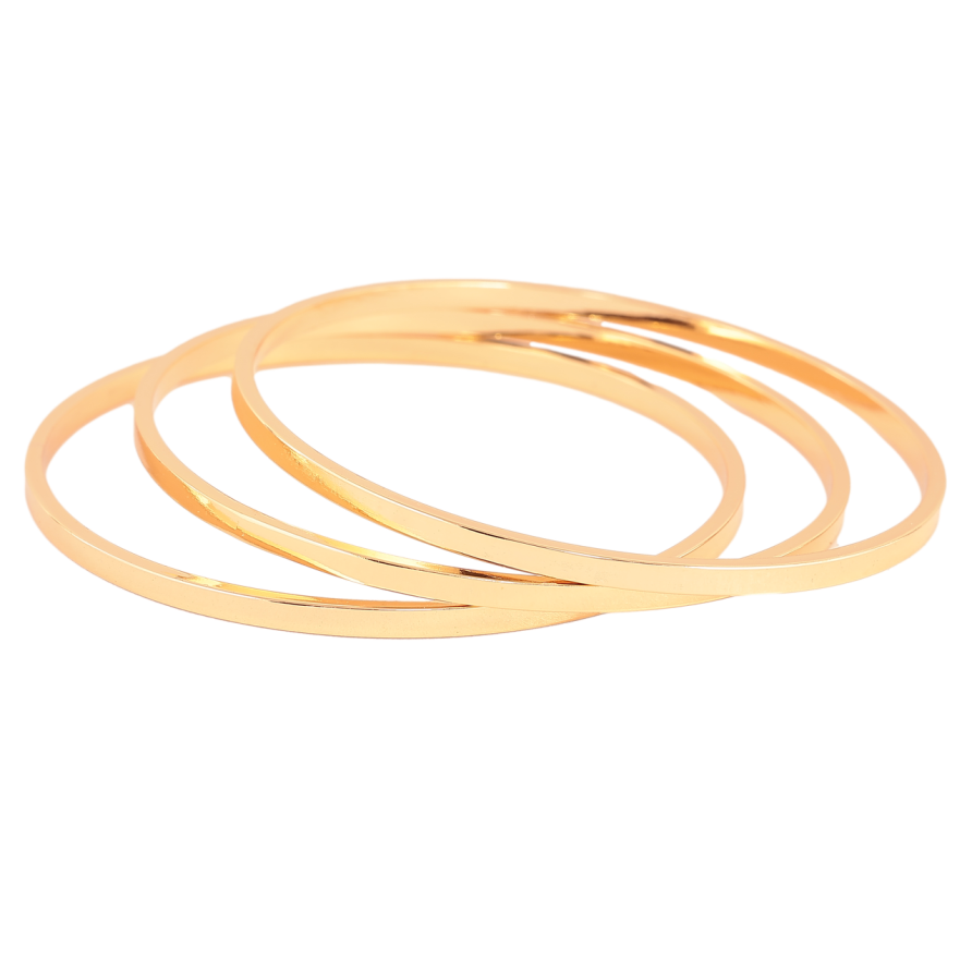Браслет Xuping Позолота 18K Классика, 3шт ø 5,7см фото №1 Браслет Xuping Позолота 18K Классика, 3шт ø 5,7см фото №1