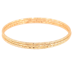 Браслет Xuping Позолота 18K Классика с узором, 3шт ø 6,5см фото №3 Браслет Xuping Позолота 18K Классика с узором, 3шт ø 6,5см фото №3