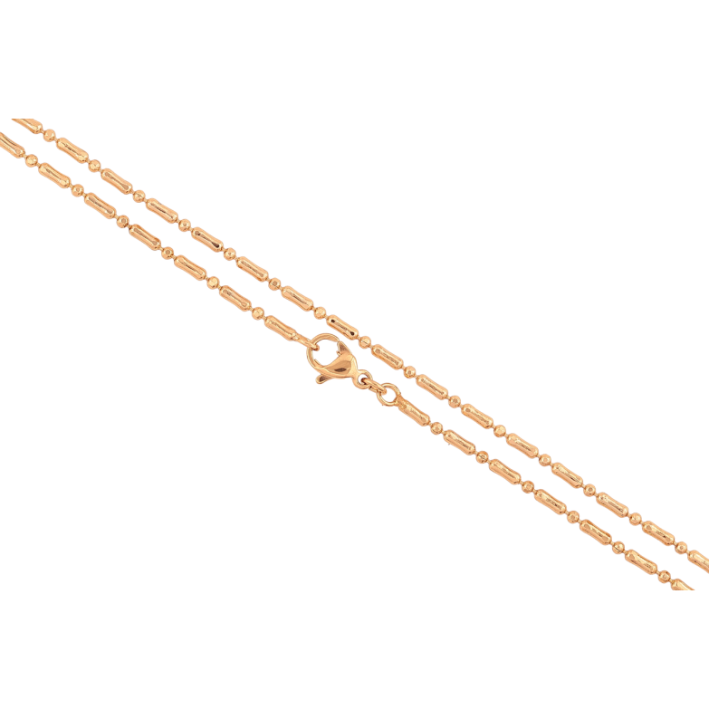 Ланцюжок Xuping Позолота 18K «Плетіння Перлина» довжина 44см х 1,5мм фото №3 Ланцюжок Xuping Позолота 18K «Плетіння Перлина» довжина 44см х 1,5мм фото №3