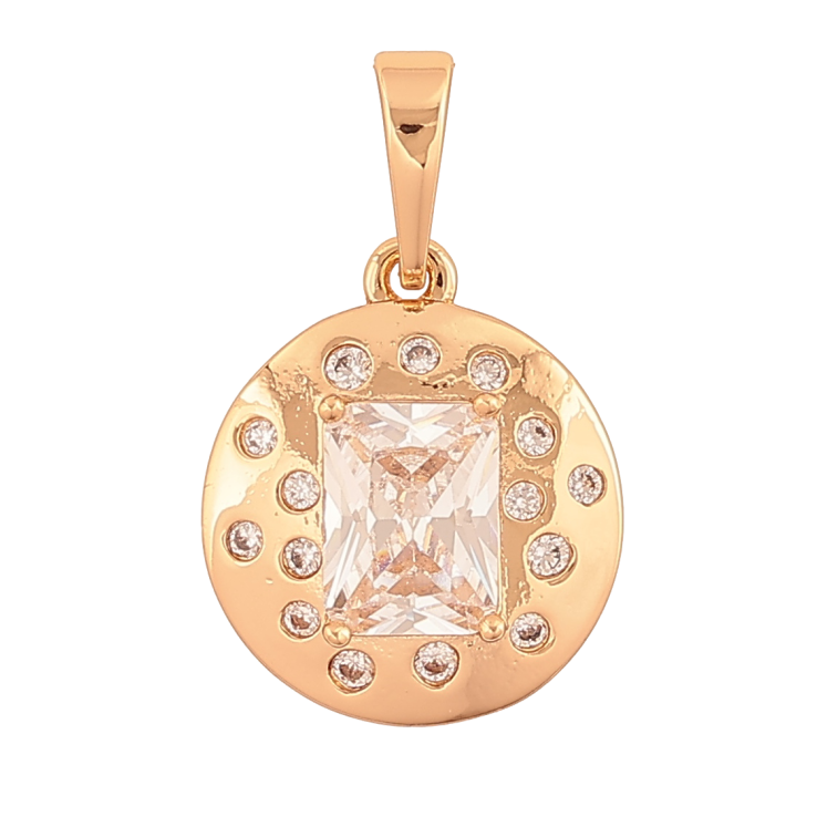 Кулон Xuping Позолота 18K «Візерунок з кристалом» для ланцюжка до 6мм фото №23 Кулон Xuping Позолота 18K «Візерунок з кристалом» для ланцюжка до 6мм фото №23