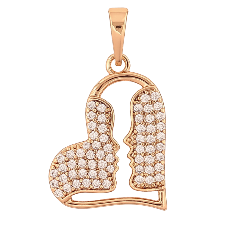 Кулон Xuping Позолота 18K «Закохані» для ланцюжка до 6мм фото №14