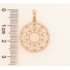 Кулон Xuping Позолота 18K «Колечко з кристалами» для ланцюжка до 6мм фото №2 Кулон Xuping Позолота 18K «Колечко з кристалами» для ланцюжка до 6мм фото №2