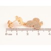 Серьги Xuping Позолота 18K пусеты Трефы фото №2 Серьги Xuping Позолота 18K пусеты Трефы фото №2
