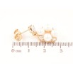 Серьги Xuping Позолота 18K пусеты Кристально-жемчужные подвески фото №2 Серьги Xuping Позолота 18K пусеты Кристально-жемчужные подвески фото №2