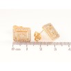 Серьги Xuping Позолота 18K пусеты Ромбы с инкрустацией кристаллами фото №2 Серьги Xuping Позолота 18K пусеты Ромбы с инкрустацией кристаллами фото №2
