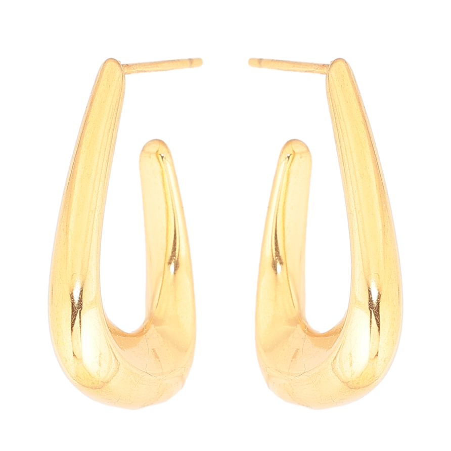 Серьги Xuping Позолота 18K пусеты Декоративные дуги фото №1 Серьги Xuping Позолота 18K пусеты Декоративные дуги фото №1
