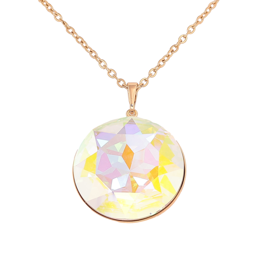 Кулон Xuping цвет 18K с кристаллами Swarovski на цепочке Кристалл Shimmer, ø 28мм длина 42-47см х 2мм фото №1 Кулон Xuping цвет 18K с кристаллами Swarovski на цепочке Кристалл Shimmer, ø 28мм длина 42-47см х 2мм фото №1