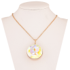 Кулон Xuping цвет 18K с кристаллами Swarovski на цепочке Кристалл Shimmer, ø 28мм длина 42-47см х 2мм фото №2 Кулон Xuping цвет 18K с кристаллами Swarovski на цепочке Кристалл Shimmer, ø 28мм длина 42-47см х 2мм фото №2