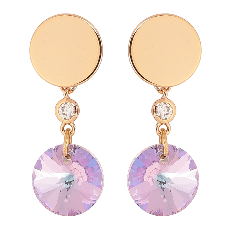 Сережки Xuping колір 18К з кристалами Swarovski пусети «Підвіски з кристалом Paradise Shine» фото №3 Сережки Xuping колір 18К з кристалами Swarovski пусети «Підвіски з кристалом Paradise Shine» фото №3