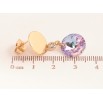 Серьги Xuping цвет 18К с кристаллами Swarovski пусеты Подвески с кристаллом Paradise Shine фото №2 Серьги Xuping цвет 18К с кристаллами Swarovski пусеты Подвески с кристаллом Paradise Shine фото №2