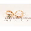 Сережки Xuping колір 18К з кристалами Swarovski колечка «Кристальні кульки Vitrail Medium» фото №2 Сережки Xuping колір 18К з кристалами Swarovski колечка «Кристальні кульки Vitrail Medium» фото №2