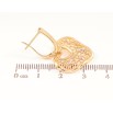 Серьги Xuping Позолота 18K английский замок Ажурные сердечки с кристаллами фото №3 Серьги Xuping Позолота 18K английский замок Ажурные сердечки с кристаллами фото №3