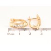 Серьги Xuping Позолота 18K английский замок Узор с кристаллами фото №2 Серьги Xuping Позолота 18K английский замок Узор с кристаллами фото №2