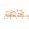 Серьги Xuping Позолота 18K английский замок Узор с кристаллами фото №2 Серьги Xuping Позолота 18K английский замок Узор с кристаллами фото №2