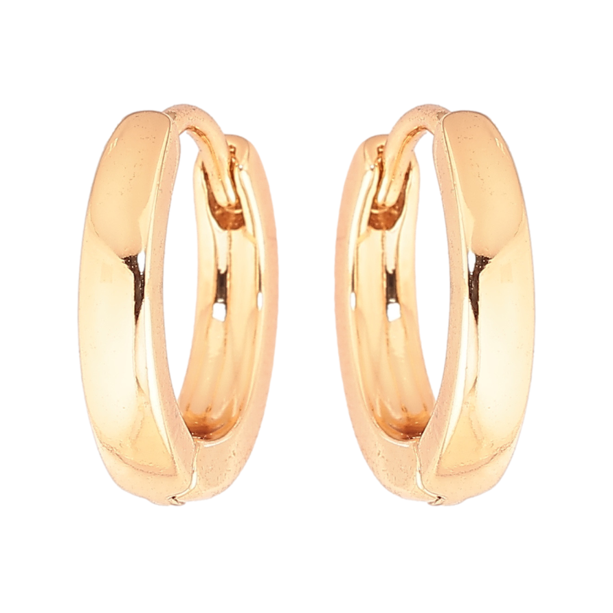 Сережки Xuping Позолота 18K колечка Класика, шир. 3мм ø 16мм фото №1 Сережки Xuping Позолота 18K колечка Класика, шир. 3мм ø 16мм фото №1