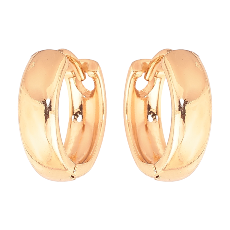 Серьги Xuping Позолота 18K колечки Классика, шир. 4мм ø 14мм фото №19 Серьги Xuping Позолота 18K колечки Классика, шир. 4мм ø 14мм фото №19