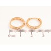 Сережки Xuping Позолота 18K колечка Класика, шир. 2мм ø 14мм фото №2 Сережки Xuping Позолота 18K колечка Класика, шир. 2мм ø 14мм фото №2