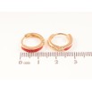 Серьги Xuping Позолота 18K колечки Покраска красной эмалью ø 14мм фото №2 Серьги Xuping Позолота 18K колечки Покраска красной эмалью ø 14мм фото №2