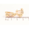 Серьги Xuping цвет Позолота 18K английский замок Узор с инкрустацией кристаллами фото №2 Серьги Xuping цвет Позолота 18K английский замок Узор с инкрустацией кристаллами фото №2