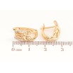 Серьги Xuping цвет Позолота 18K английский замок Декоративный узор с кристаллами фото №2 Серьги Xuping цвет Позолота 18K английский замок Декоративный узор с кристаллами фото №2