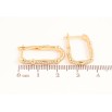 Серьги Xuping цвет Позолота 18K английский замок Декоративный узор фото №2 Серьги Xuping цвет Позолота 18K английский замок Декоративный узор фото №2