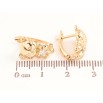 Серьги Xuping цвет Позолота 18K английский замок Мишки фото №2