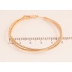 Серьги Xuping цвет Позолота 18K кольца (конго) Двойные с узором ø 5см фото №2 Серьги Xuping цвет Позолота 18K кольца (конго) Двойные с узором ø 5см фото №2