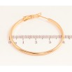 Серьги Xuping цвет Позолота 18K кольца (конго) Классика ø 4см фото №2 Серьги Xuping цвет Позолота 18K кольца (конго) Классика ø 4см фото №2