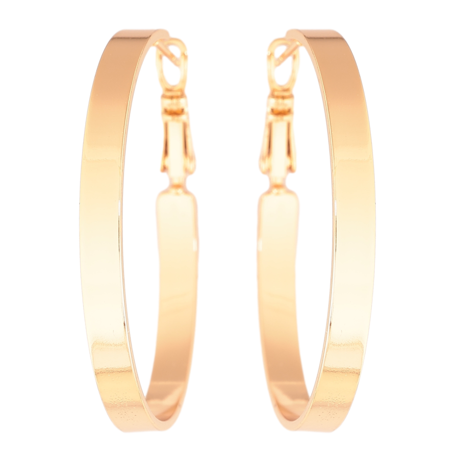 Серьги Xuping цвет Позолота 18K кольца (конго) Классика ø 4см фото №1 Серьги Xuping цвет Позолота 18K кольца (конго) Классика ø 4см фото №1