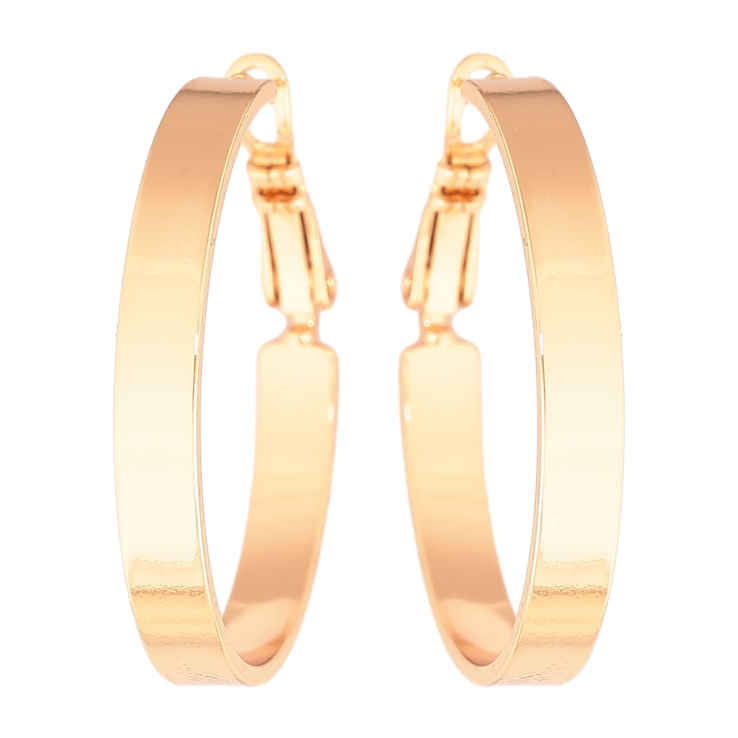Серьги Xuping цвет Позолота 18K кольца (конго) Классика ø 3см фото №24
