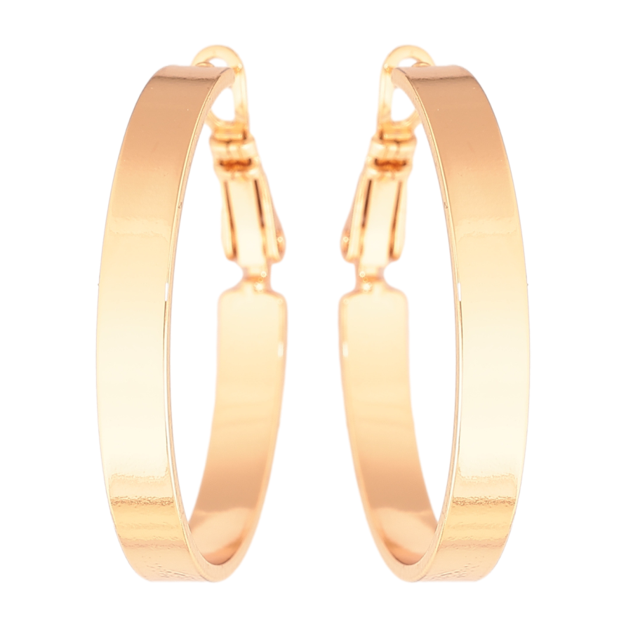 Серьги Xuping цвет Позолота 18K кольца (конго) Классика ø 3см фото №1 Серьги Xuping цвет Позолота 18K кольца (конго) Классика ø 3см фото №1