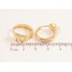 Сережки Xuping колір Позолота 14K з кристалами Swarovski колечка Візерунок з кристальними кульками Shimmer фото №2 Сережки Xuping колір Позолота 14K з кристалами Swarovski колечка Візерунок з кристальними кульками Shimmer фото №2