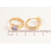 Сережки Xuping колір Позолота 14K з кристалами Swarovski колечка Візерунок з кристальними кульками Paradise Shine фото №2 Сережки Xuping колір Позолота 14K з кристалами Swarovski колечка Візерунок з кристальними кульками Paradise Shine фото №2