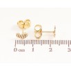 Сережки Xuping колір Позолота 14K пусети Сердечка фото №2