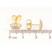 Сережки Xuping колір Позолота 14K пусети Корона фото №2 Сережки Xuping колір Позолота 14K пусети Корона фото №2