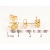 Сережки Xuping колір Позолота 14K пусети Кристальні чортенята фото №2 Сережки Xuping колір Позолота 14K пусети Кристальні чортенята фото №2