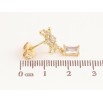 Сережки Xuping колір Позолота 14K пусети Декоративні зірки з кристалами фото №2 Сережки Xuping колір Позолота 14K пусети Декоративні зірки з кристалами фото №2