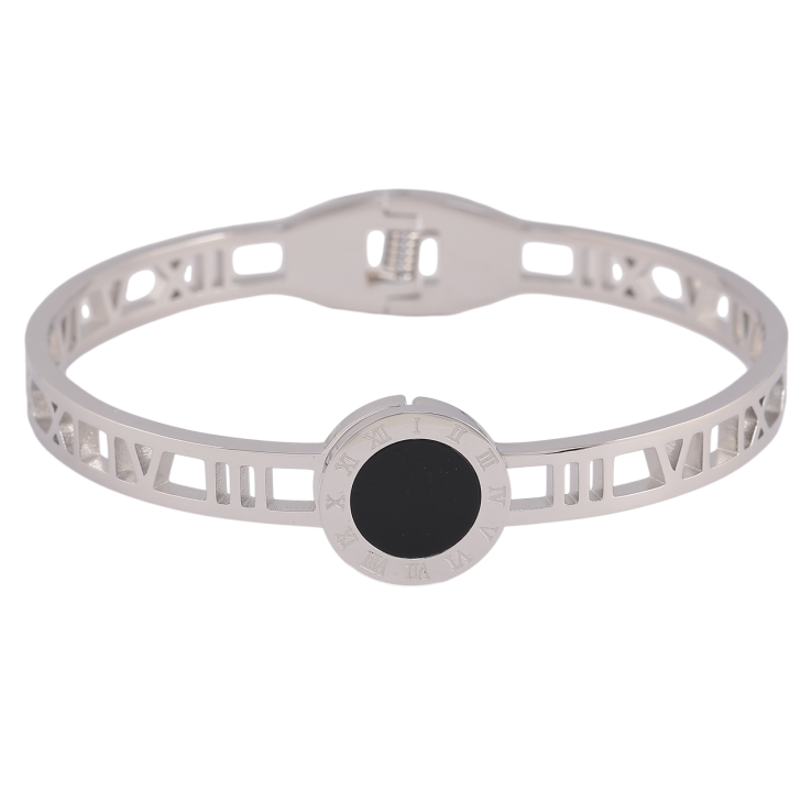 Браслет Xuping ТТМ Stainless Steel цвет Родий Циферблат ø 5.8см фото №7 Браслет Xuping ТТМ Stainless Steel цвет Родий Циферблат ø 5.8см фото №7