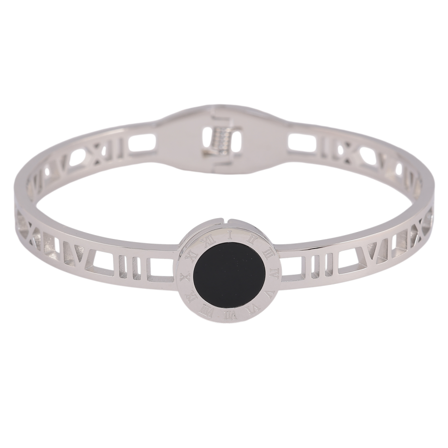 Браслет Xuping ТТМ Stainless Steel цвет Родий Циферблат ø 5.8см фото №1
