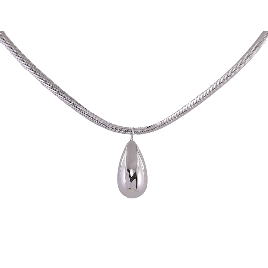 Подвеска на цепочке Xuping ТТМ Stainless Steel цвет Родий Капелька длинна 46-51см х 2мм фото №1 Подвеска на цепочке Xuping ТТМ Stainless Steel цвет Родий Капелька длинна 46-51см х 2мм фото №1