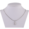 Подвеска на цепочке Xuping ТТМ Stainless Steel цвет Родий Капелька длинна 46-51см х 2мм фото №2 Подвеска на цепочке Xuping ТТМ Stainless Steel цвет Родий Капелька длинна 46-51см х 2мм фото №2
