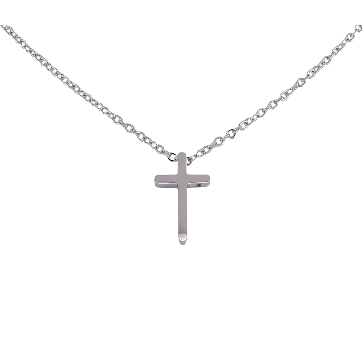 Подвеска на цепочке Xuping ТТМ Stainless Steel цвет Родий Крестик длинна 42-47см х 1.5мм фото №4 Подвеска на цепочке Xuping ТТМ Stainless Steel цвет Родий Крестик длинна 42-47см х 1.5мм фото №4