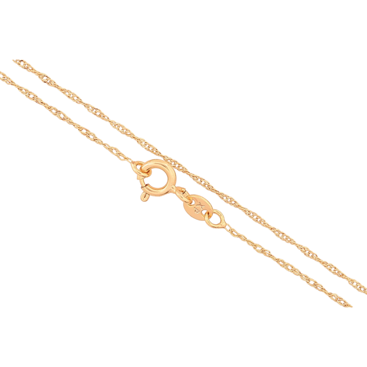Ланцюжок Xuping колір Позолота 18K Плетіння Сингапур довжина 45см х 1мм фото №23 Ланцюжок Xuping колір Позолота 18K Плетіння Сингапур довжина 45см х 1мм фото №23